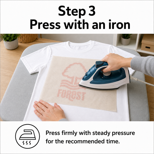 HTV (Iron on ) vinyl decals application instructions