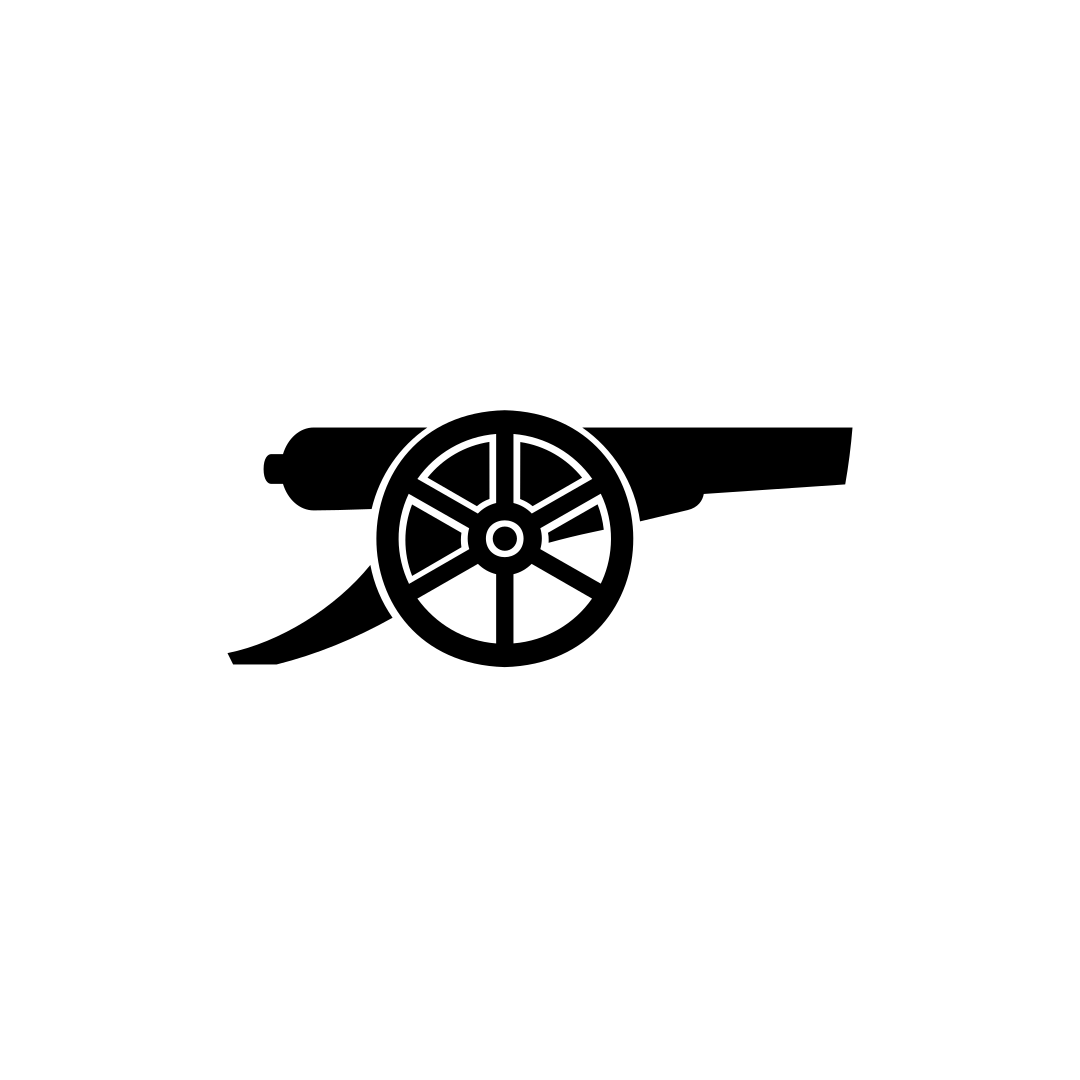 Arsenal Cannon design in black